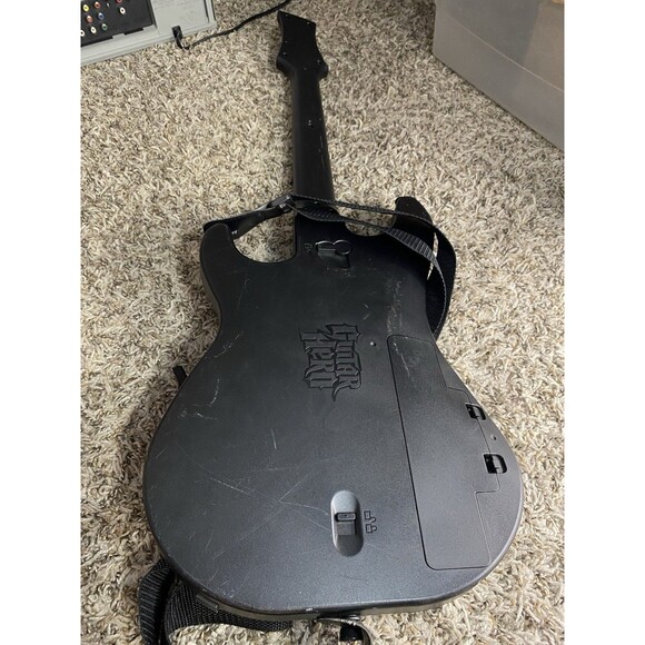 Nintendo Wii Wireless Guitar Hero RedOctane Sunburst Controller TESTED - Picture 2 of 2